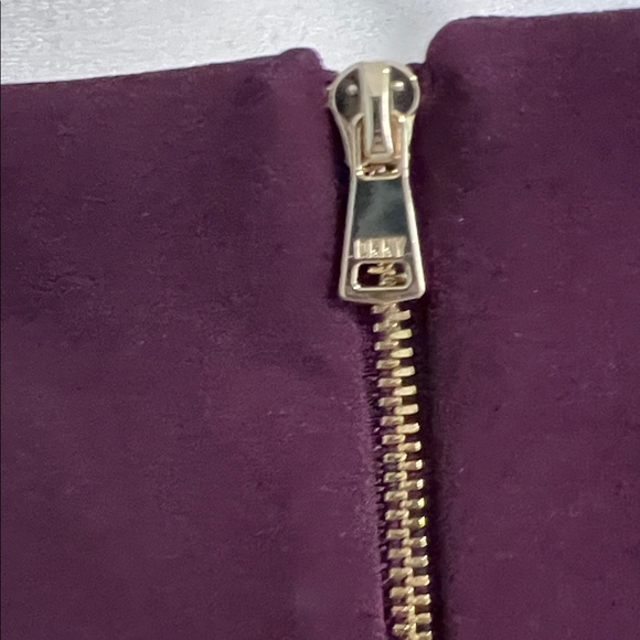 DKNY Plum Puff-Sleeve Sheath Dress - Picture 8 of 8